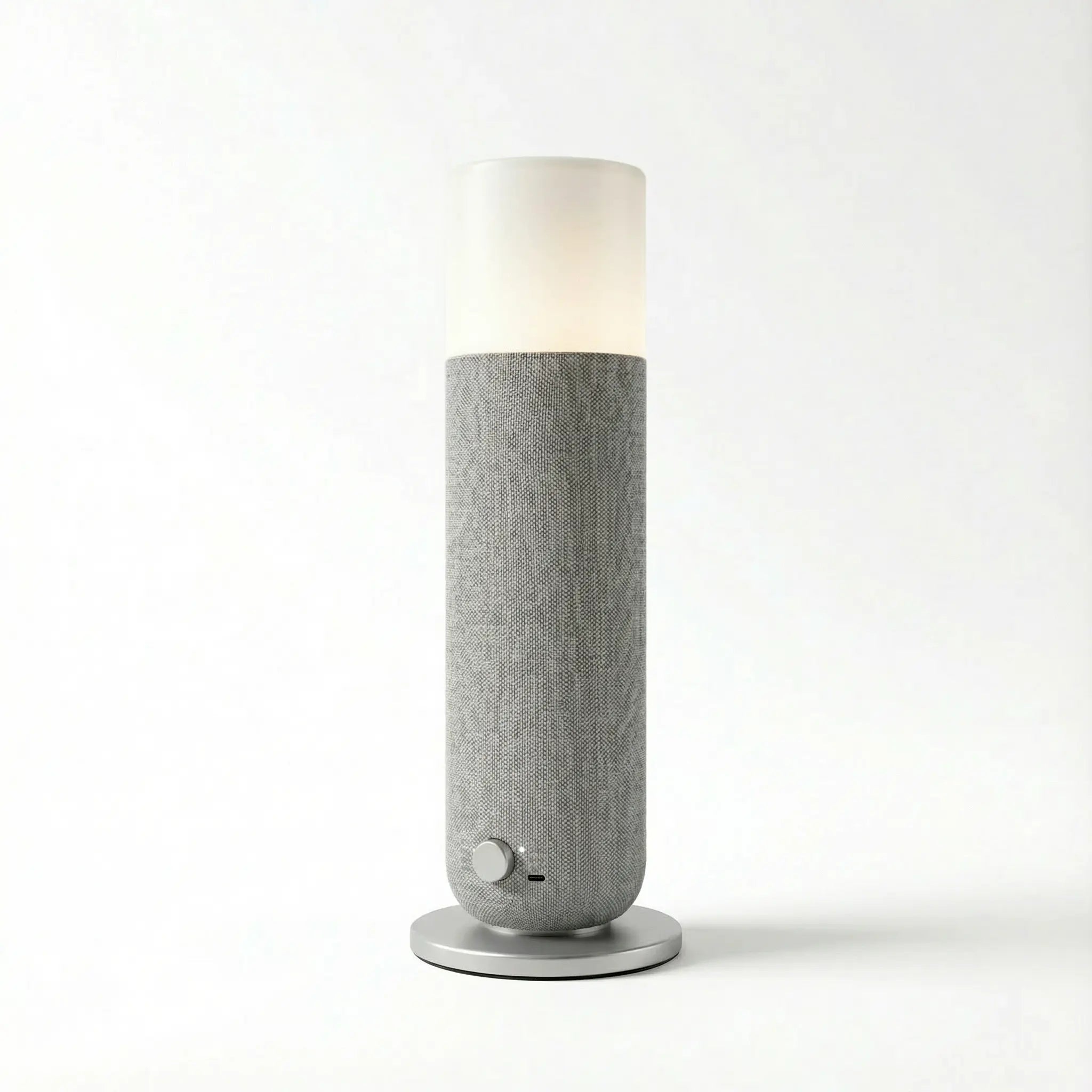 Solene - Fabric Series Electric Oil Diffuser (Grey) - Sandal Bloom