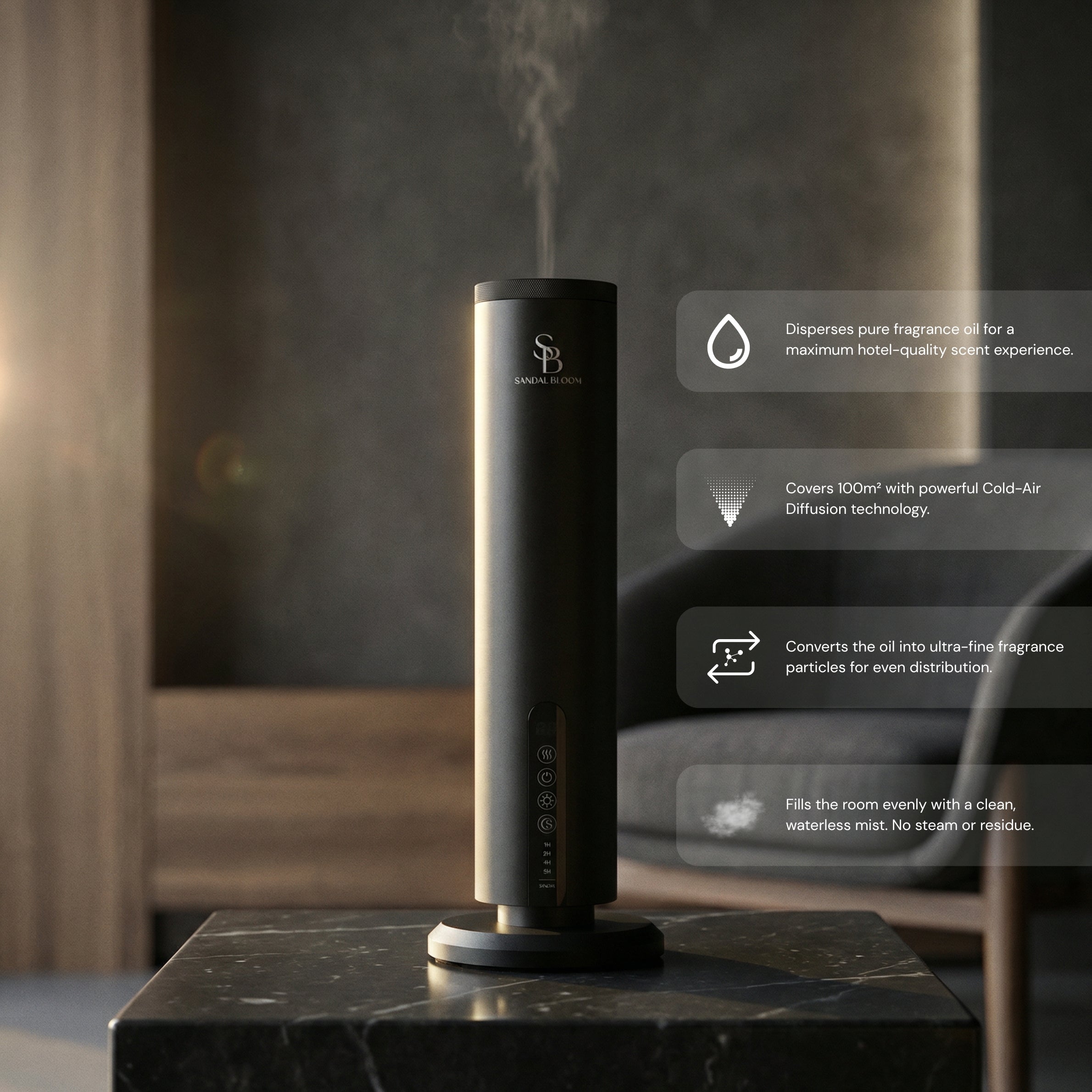 Valere - The Ultimate Electric Oil Diffuser - Sandal Bloom